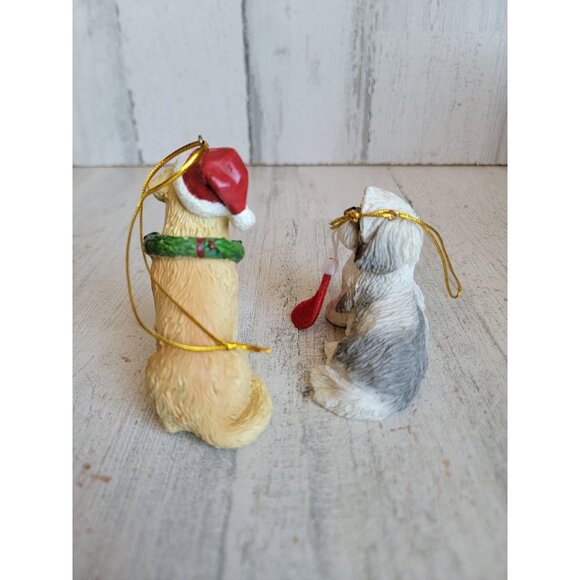 Christmas golden retriever shih tzu dog pet stocking ornament Xmas - Picture 3 of 5